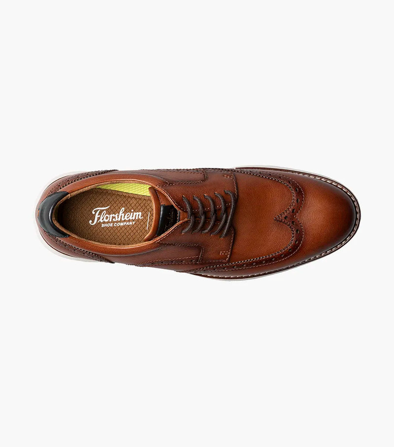 Launch Wingtip Oxford-Cognac Multi | Florsheim