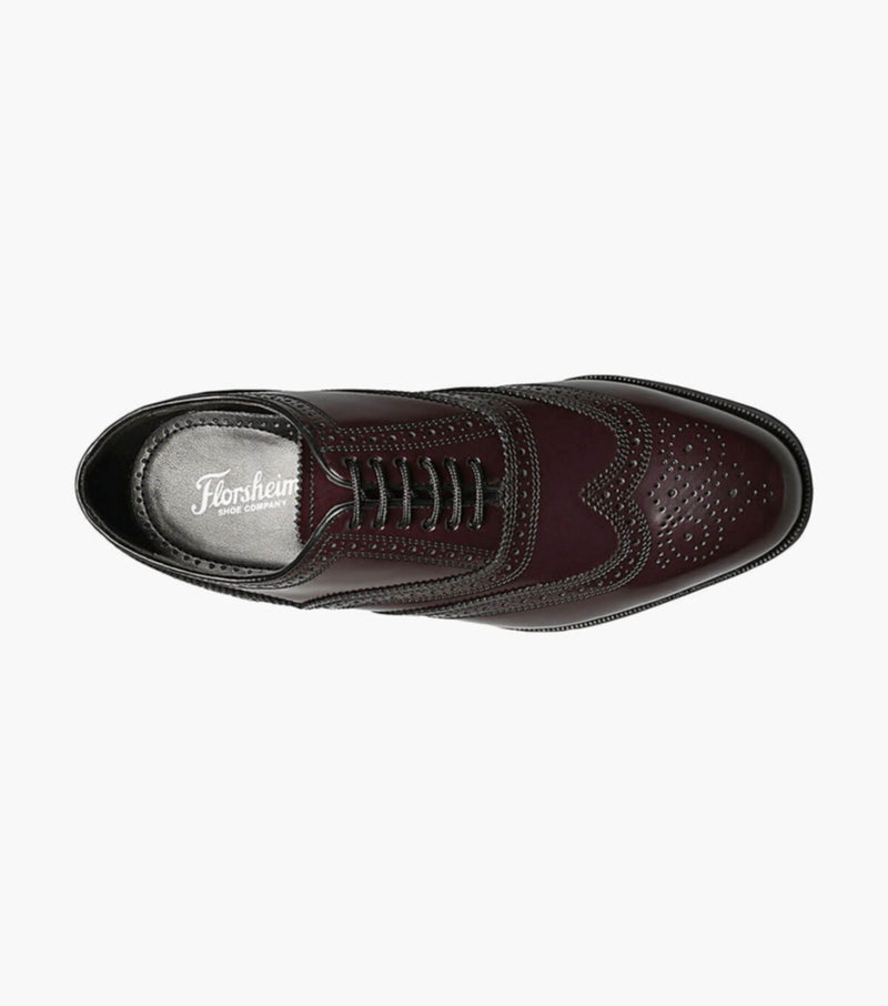 Lexington Wingtip Oxford-Burgundy | Florsheim