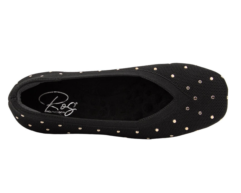 NIKI-Black Knit with Studs | Ros Hommerson