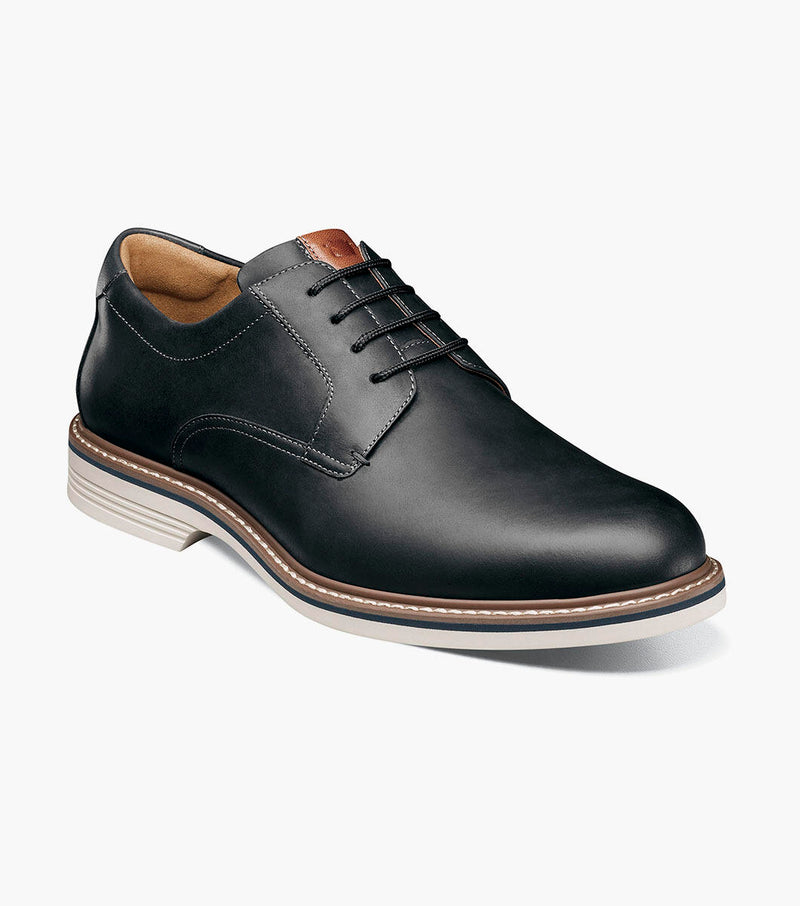 Norwalk Plain Toe Oxford-Black CH| Florsheim