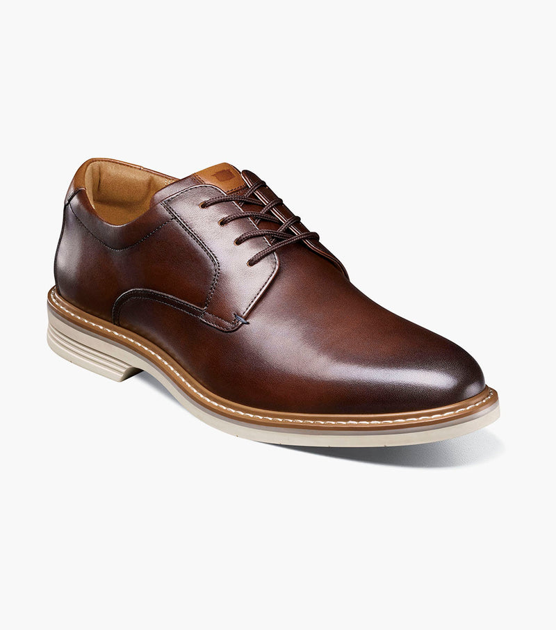 Norwalk Plain Toe Oxford-Brown| Florsheim