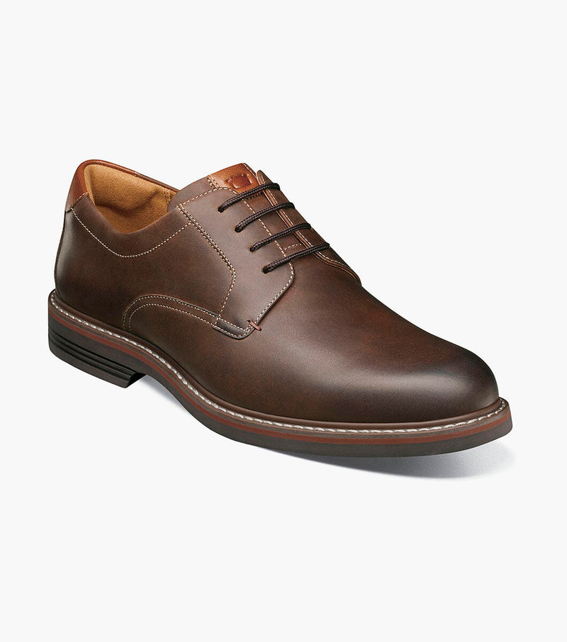 Norwalk Plain Toe Oxford-Brown CH| Florsheim