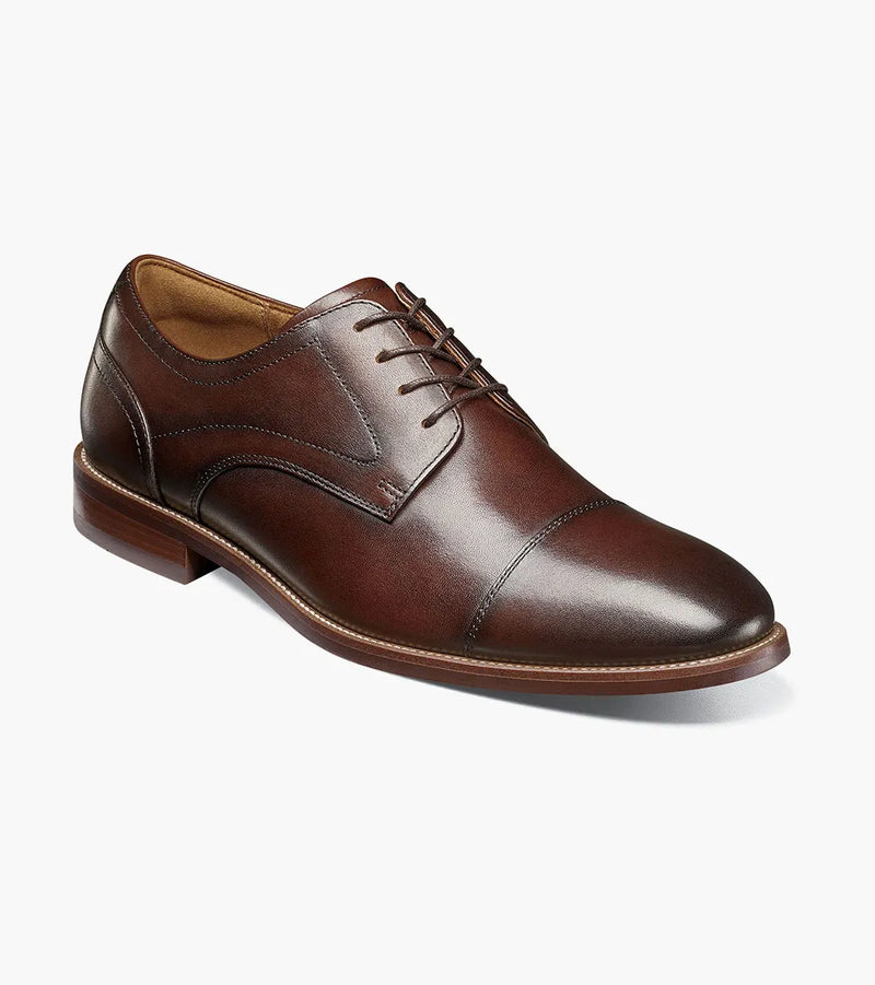 Rucci Cap Toe Oxford-Brown | Florsheim