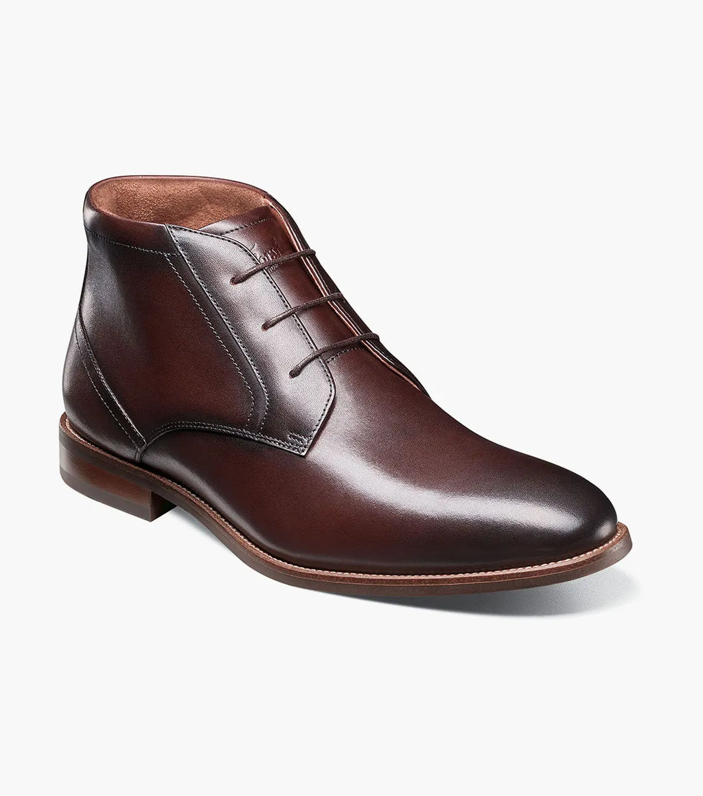 Rucci Plain Toe Chukka Boot-Brown | Florsheim