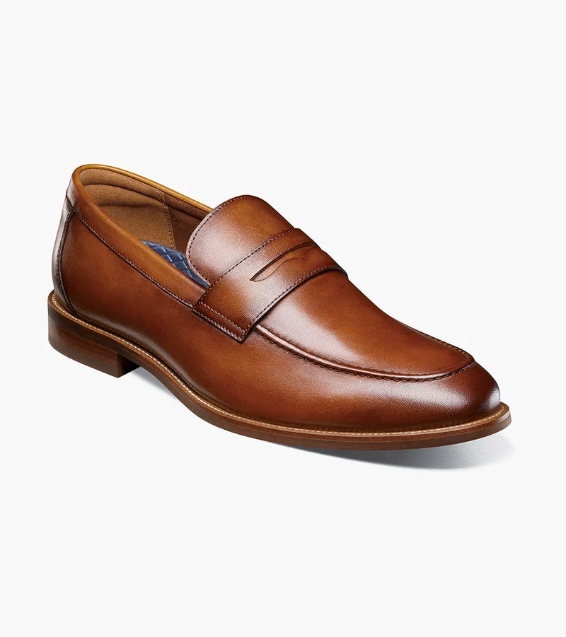 Rucci Moc Toe Penny Loafer-Cognac| Florsheim