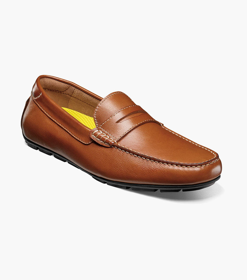 Motor Smooth Moc Toe Penny Driver-Cognac | Florsheim