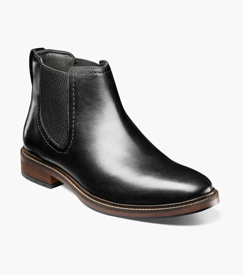 Forge Plain Toe Gore Boot-Black | Florsheim