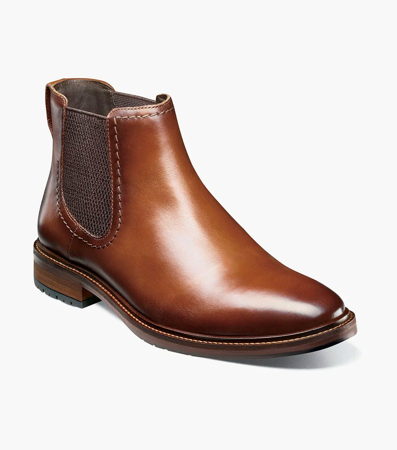 Forge Plain Toe Gore Boot-Cognac | Florsheim