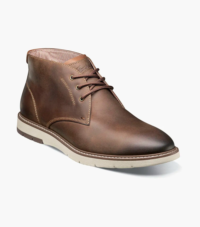 Vibe Plain Toe Chukka Boot-Brown CH | Florsheim