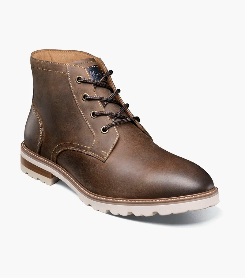 Renegade Plain Toe 4-Eye Boot-Cognac| Florsheim