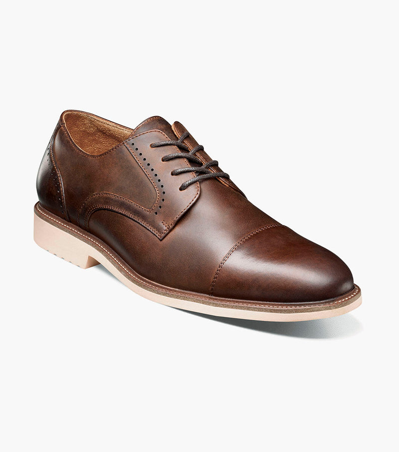 Wes bridge Cap Toe Oxford-Brown CH | Stacy Adams