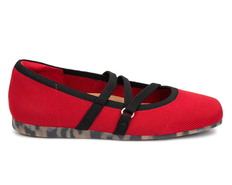 NICOLETTE-Red Knit Fabric | Ros Hommerson