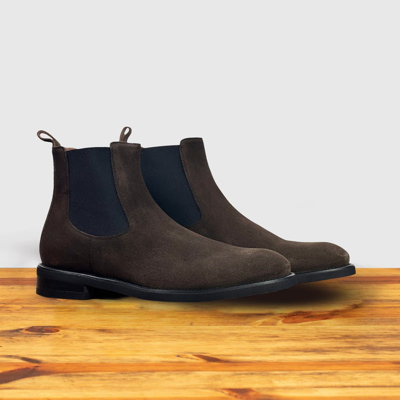 Calci Calzoleria Double Gore Velour Suede Chelsea Boot | Toscana