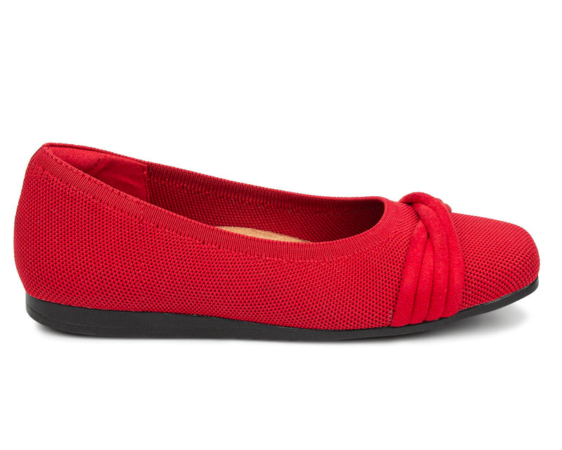 NISSA-Red Knit Fabric | Ros Hommerson
