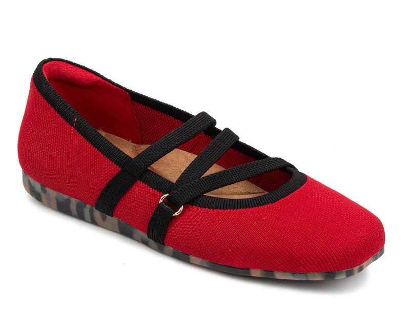 NICOLETTE-Red Knit Fabric | Ros Hommerson