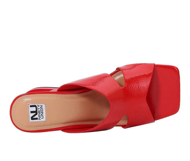 SKYLAR-Red Patent | Ninety Union