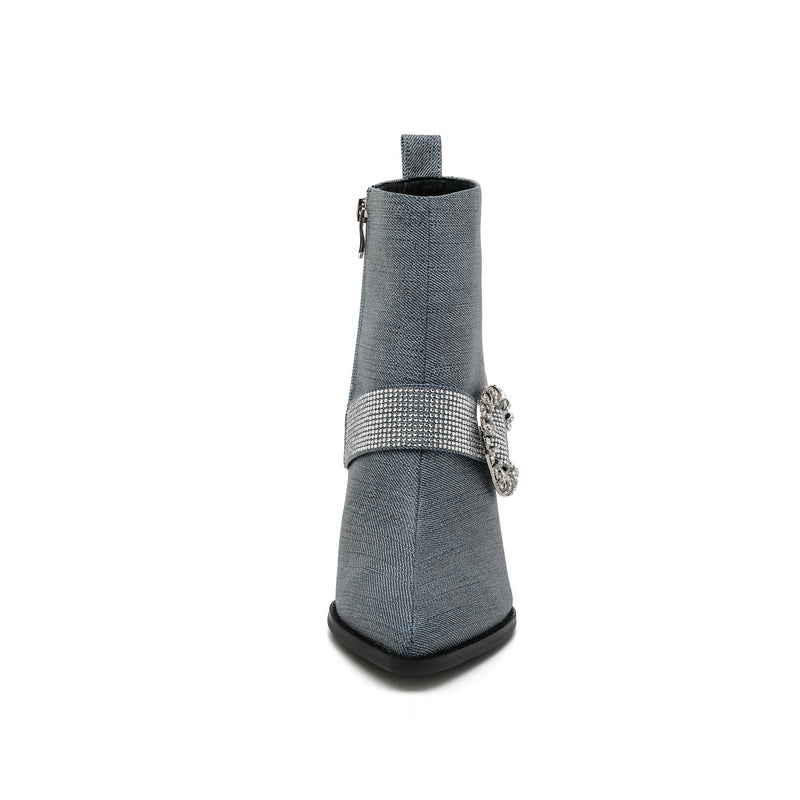 ADDISON-Blue Denim | Lady Couture