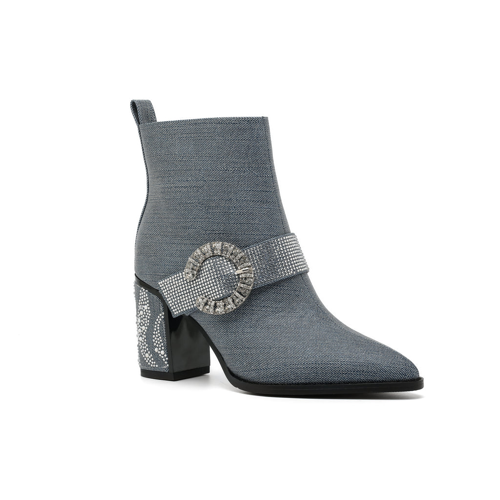 ADDISON-Blue Denim | Lady Couture