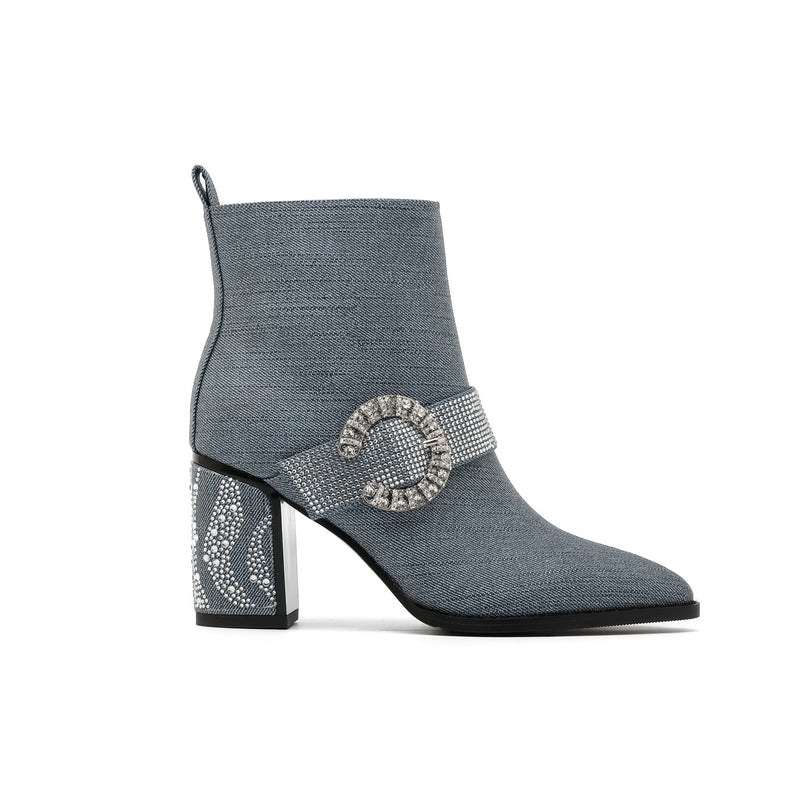 ADDISON-Blue Denim | Lady Couture