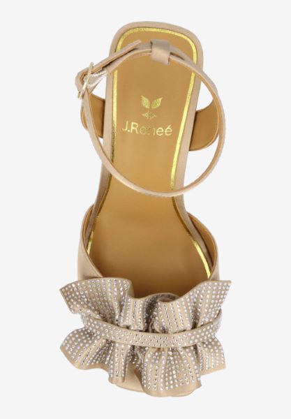 ALMITA- BEIGE SATIN| J Renee