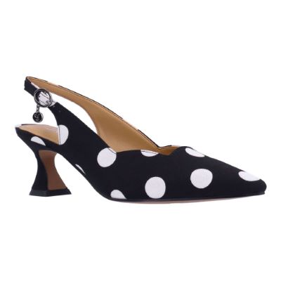 ANARA-BLACK/WHITE POLKA DOT | J Renee