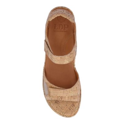 Arna-NATURAL/GOLD CORK/MESH | L'AMOUR DES PIEDS