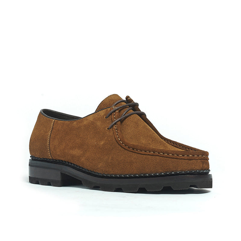 Anthony Veer | Wright Moc Toe Laceup- BROWN