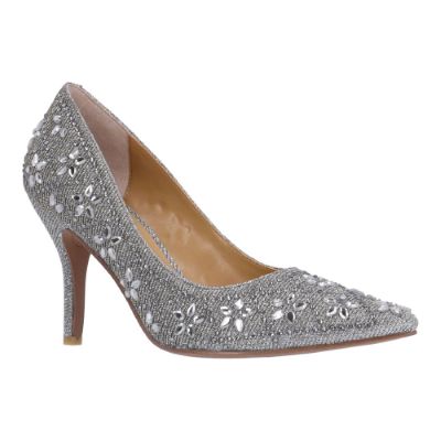 BARLOW- PEWTER GLITTER/RHINESTONES| J Renee