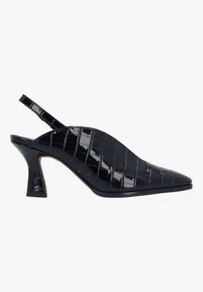 Brisani-BLACK CROCO EMBOSSED |  J Renee