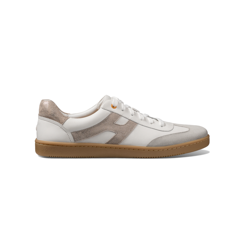 Women's Balboa Sneaker-White Leather | Samuel Hubbard