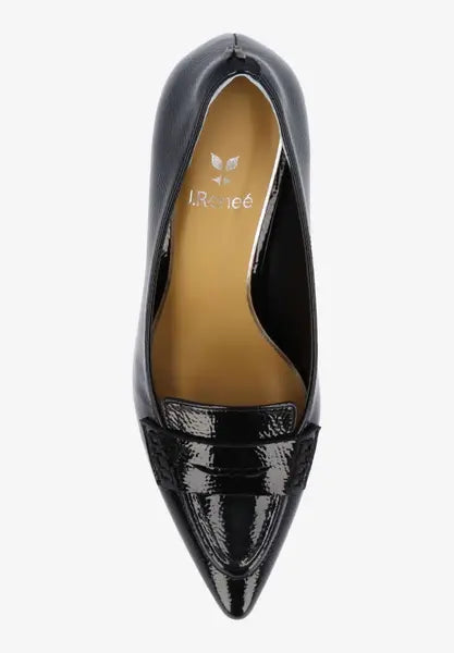 CAVORA-BLACK PATENT| J Renee