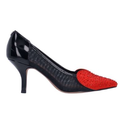 COOPID | J Renee-BLACK/RED PATENT/MESH