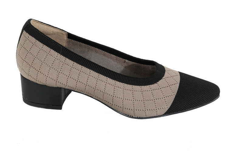 CARLA-Taupe/Black | David Tate