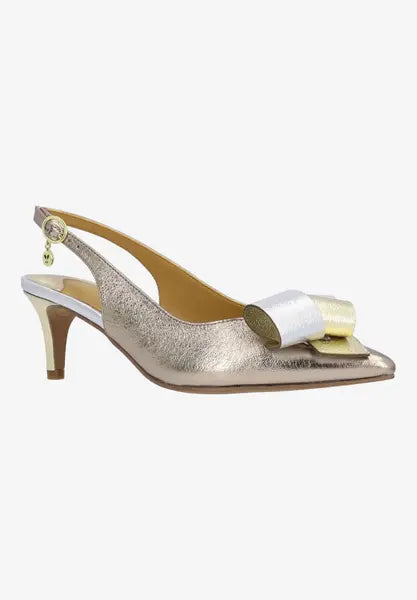 DELARA-TAUPE/GOLD/SILVER MET. NAPPA | J Renee