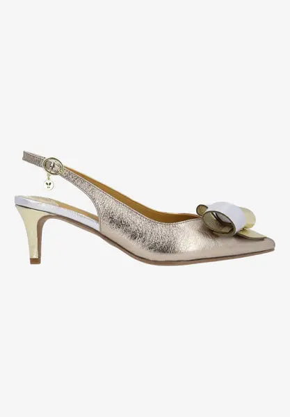 DELARA-TAUPE/GOLD/SILVER MET. NAPPA | J Renee