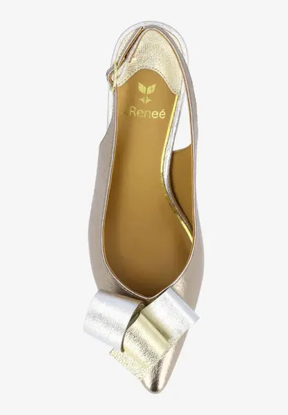 DELARA-TAUPE/GOLD/SILVER MET. NAPPA | J Renee