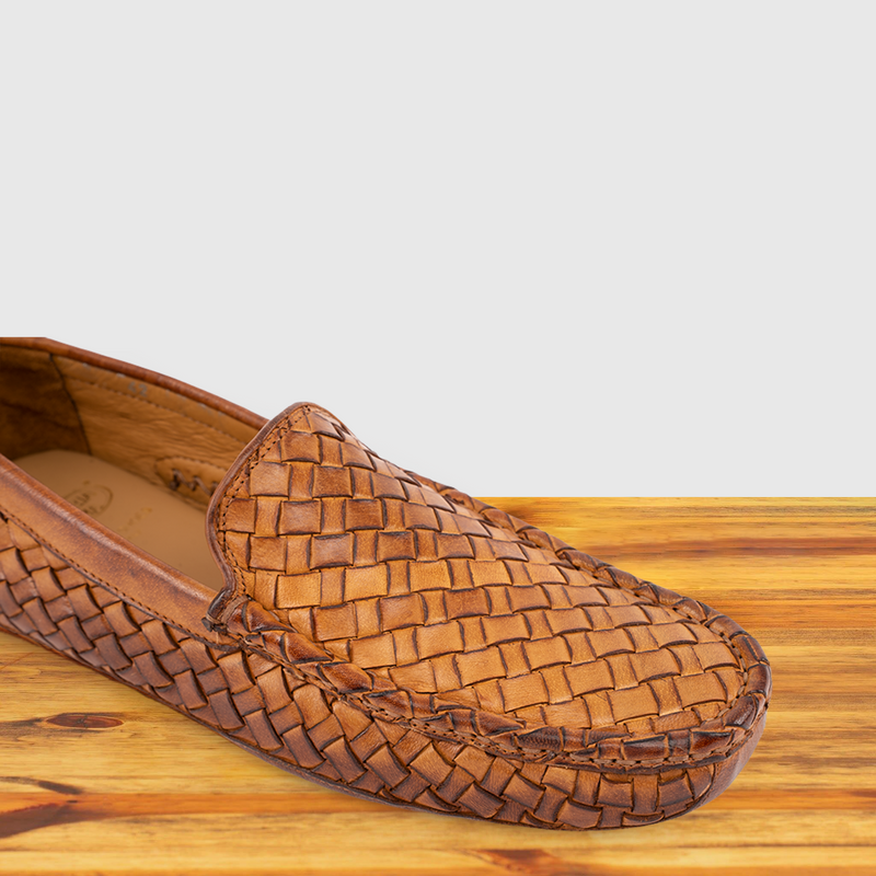 E945 Calzoleria Toscana New Rendo Woven Driver | Toscana