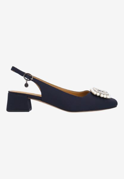 EUDORA-DK. NAVY SATIN | J Renee
