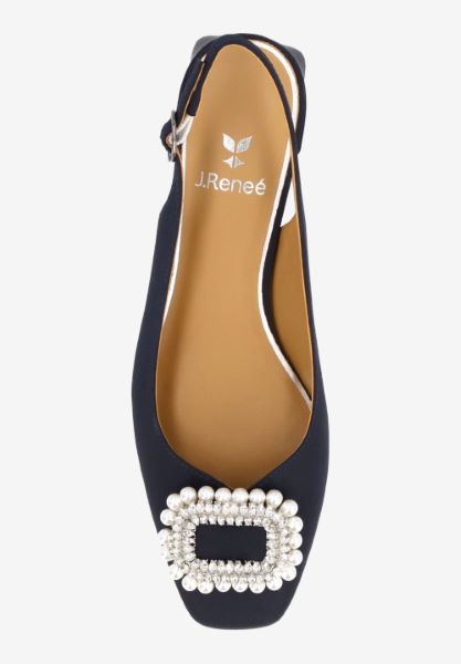 EUDORA-DK. NAVY SATIN | J Renee