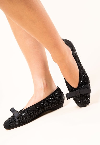 Fentan-BLACK MICROSUEDE | J Renee