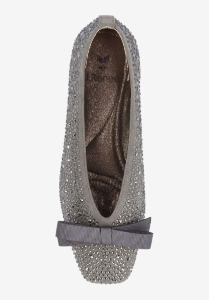 Fentan-GRAY MICROSUEDE | J Renee
