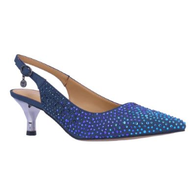 FERRYANNE-BLUE OMBRE SATIN/STONES| J Renee