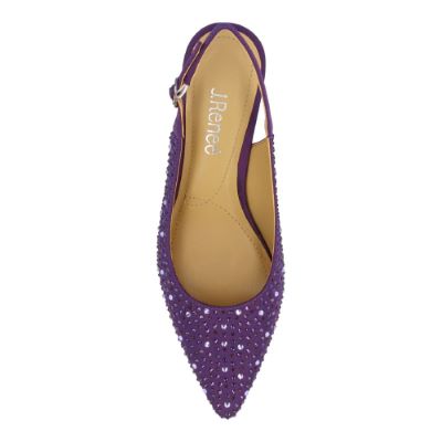 FERRYANNE-PURPLE OMBRE SATIN/STONES| J Renee