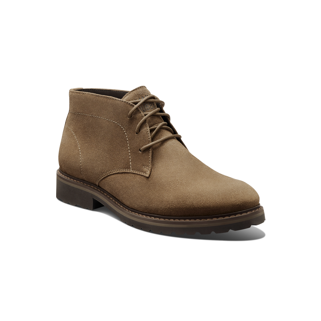 Men's Featherlight Chukka Boot-Taupe Oiled Suede | Samuel Hubbard
