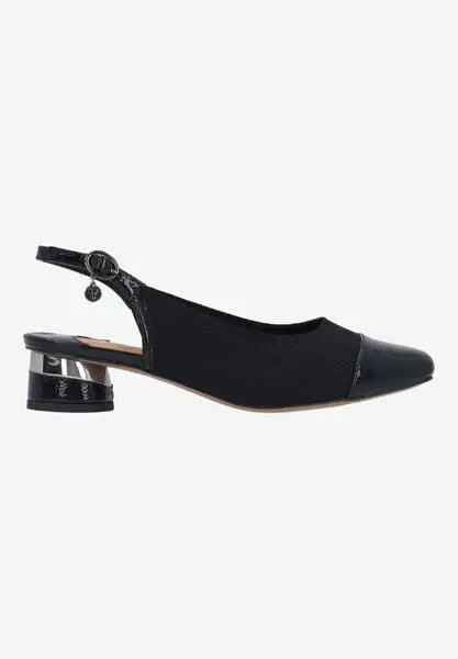 GIVORA-BLACK STRETCH KNIT/PATENT |  J Renee
