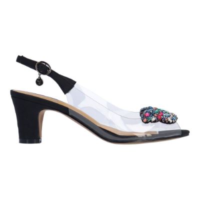 GLORIANA-CLEAR/BLACK/BRIGHT MULTI | J Renee