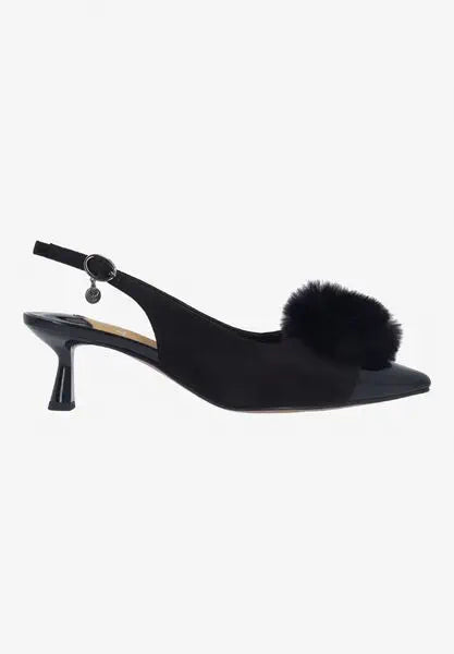 HEVINA-BLACK SUEDE/PATENT | J Renee