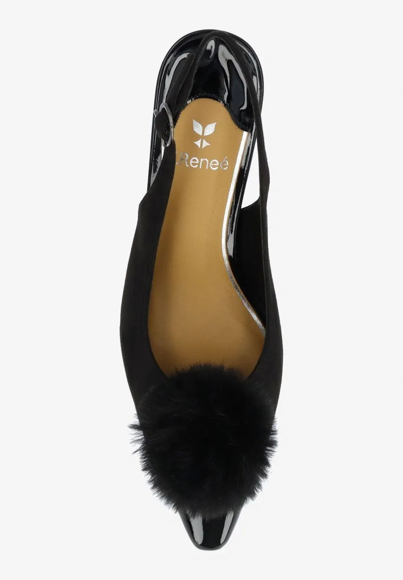 HEVINA-BLACK SUEDE/PATENT | J Renee
