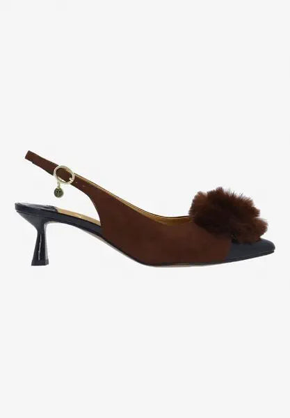 HEVINA-BROWN/BLACK SUEDE/PATENT | J Renee