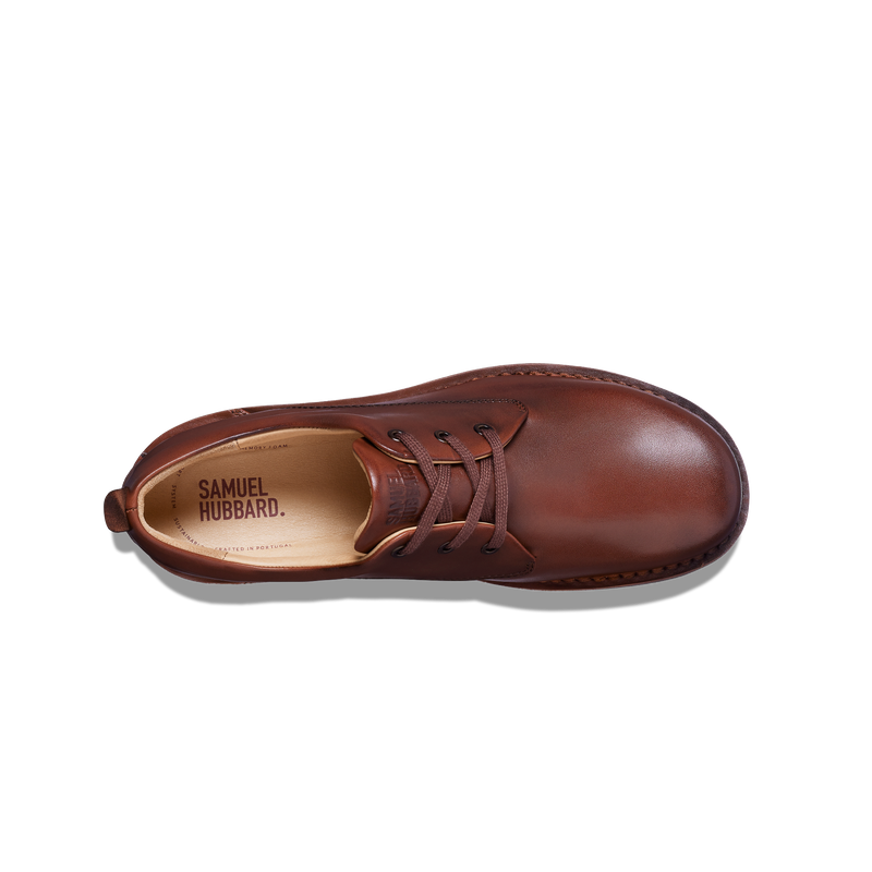 Men's Hubbard Free Oxford-Cognac Leather | Samuel Hubbard